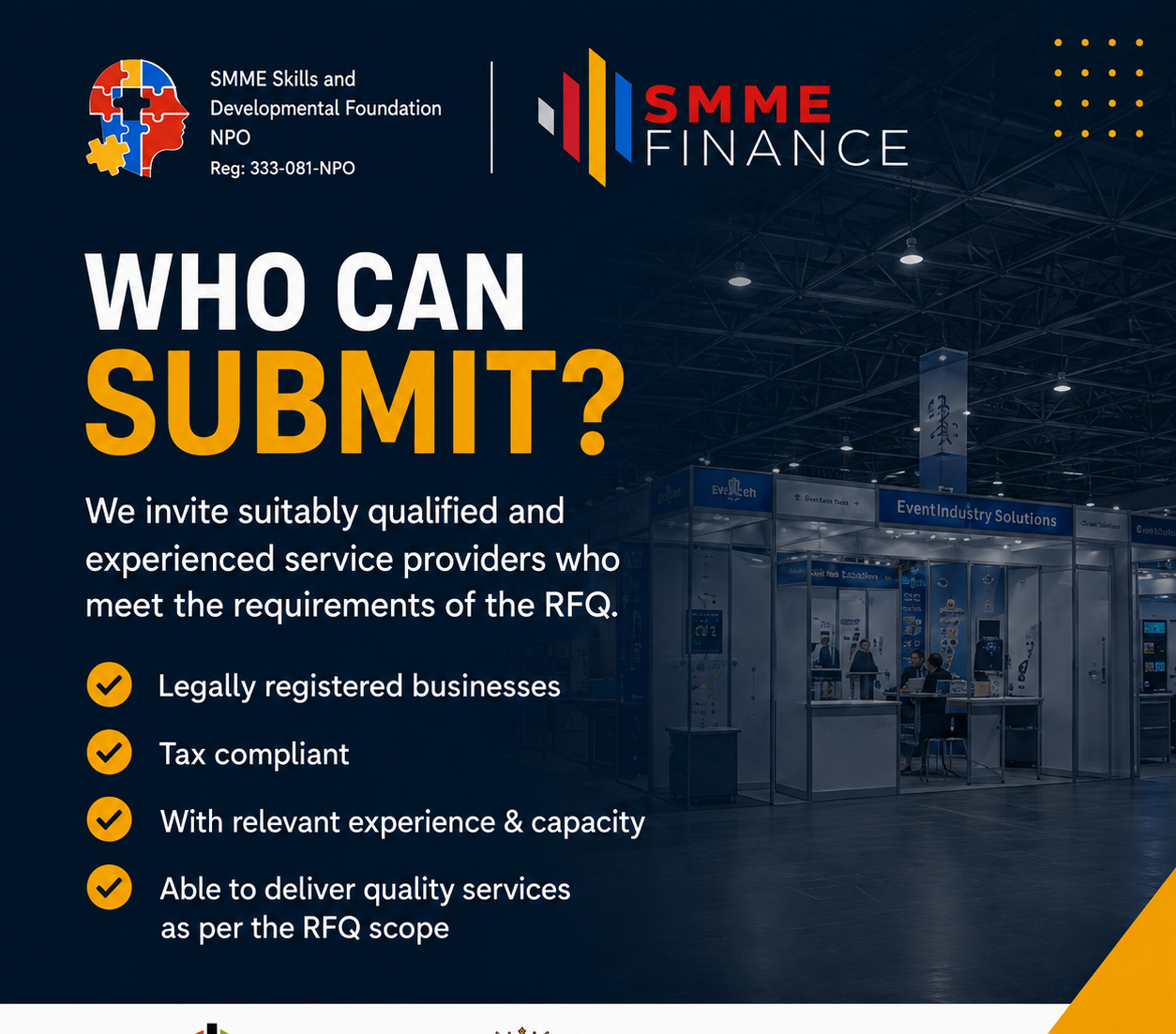Supplier qualification summary for RFQ FS/03/2026
