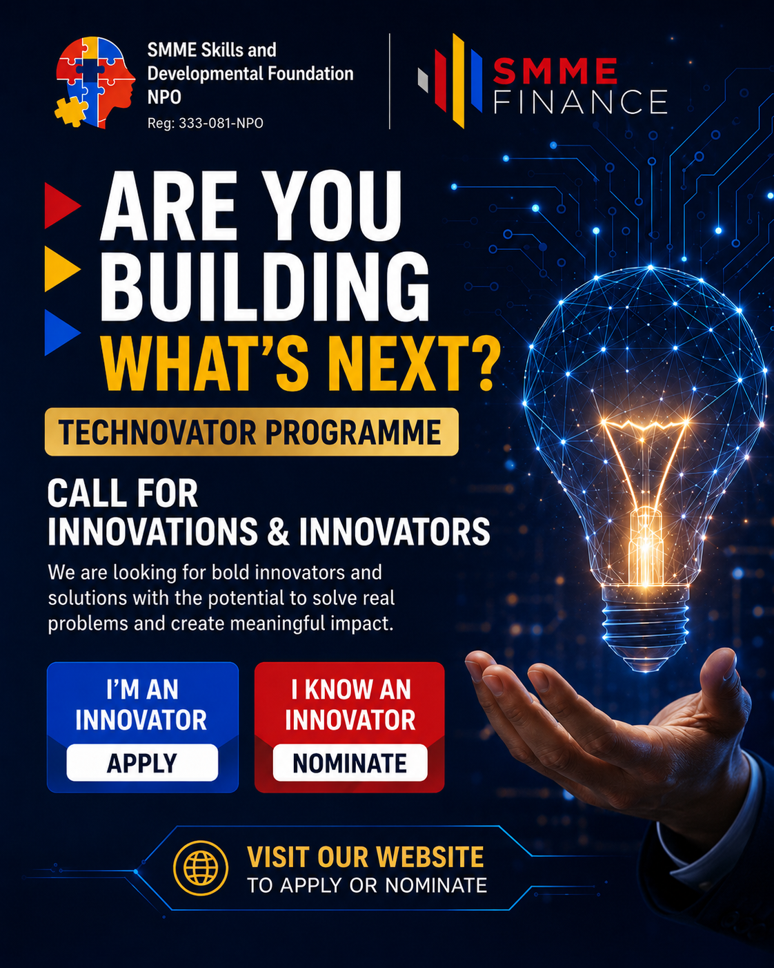 TechnoVator call for innovations and innovators